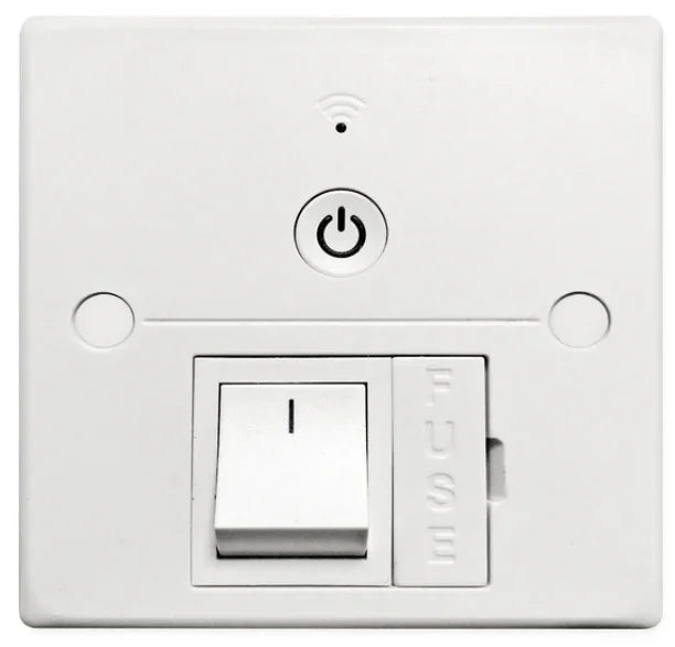 WiFi Fused Spur Connection Unit 13A White Switch  - Mobile App