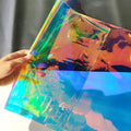 Wholesale Crystal Soft 0.3mm Holographic Plastic Pvc clear Vinyl Sewable  Pvc Film