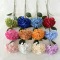 YOPIN-865 Wedding White Silk Hydrangeas Flowers Artificial Hydrangea Silk Flowers