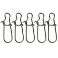 Stainless Steel Quick Change Safe Lock Swivel & Snaps Solid Wires Fishing Connector
