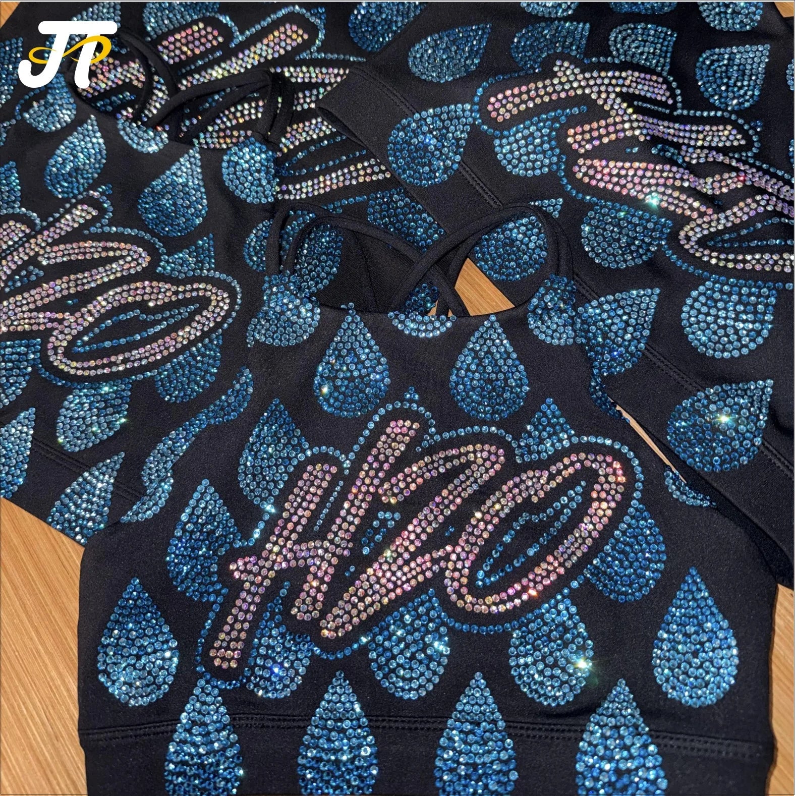 Lions Astros FAMU Rhinestone Transfers - Leopard Glitter Mandala Design for Sports Apparel Decor