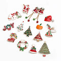 Christmas Series Zinc Alloy Brooches Wholesale Christmas Tree Badge Clothing Accessories New Christmas Gift Brooches Women