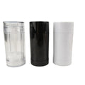 30g Transparent Empty Deodorant Stick Tube Plastic Black Cylinder Deodorant Bottle Packaging