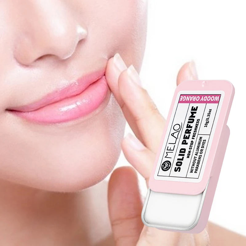 Custom Logo Private Label Parabens Free Skin Safe Eco-Friendly Packaging Long Lasting Fragrance Wax Travel Solid Perfume