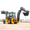 Cheap China Brand 4 Wheel Drive New Articulated Diesel Backhoe Loader