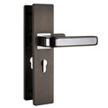 Excellent Quality Chrome Gray Zinc Alloy Door Lever Handle Modern Poignee De Porte Hardware for Home Front Lock Manija De La