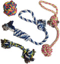 Pet Cotton Rope Toy Puppy Dog Pet Rope Toys for Small to Medium Dogs Safety Cotton Rope for Dog Bite