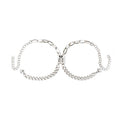Stainless Steel Chain Love for Lover Valentine's Day Gift Couple Bracelet 2pcs/set SB009