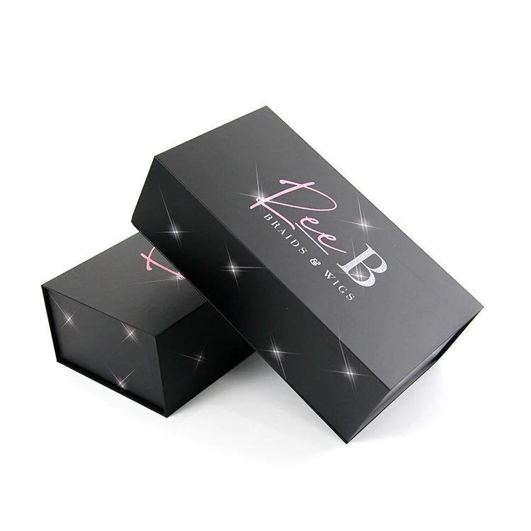 Luxury Folding Magnetic Gift Box Packaging Custom White Christmas Gift Box with Handle