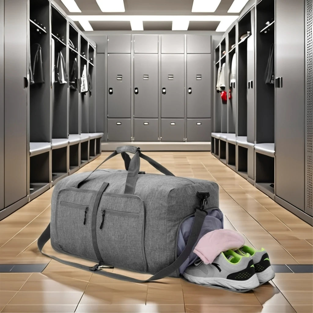 Unisex Large Capacity Oxford Fitness Luggage Bag Cross-Border Portable Zipper Closure Sports Travel Bag Wholesale