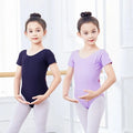 Girls Matt Nylon Ballet Leotards Professional Closed Crotch Dance Leotards