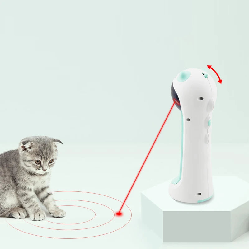 Hot Selling USB Power Supplier Electric Cat Dog Pet Toys 4 AA Batteries Laser Light Teaser Eco-Friendly