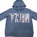 Custom High Quality Men's Solid Color Casual Athletic Pullover Threaded Hem Zipper Rhinestone & Character Print Hoodies for Men