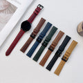 Factory 20mm 22mm Frosted Genuine Leather Smart Watch Band Strap for Samsung huawei Watch Women Strap 22mm
