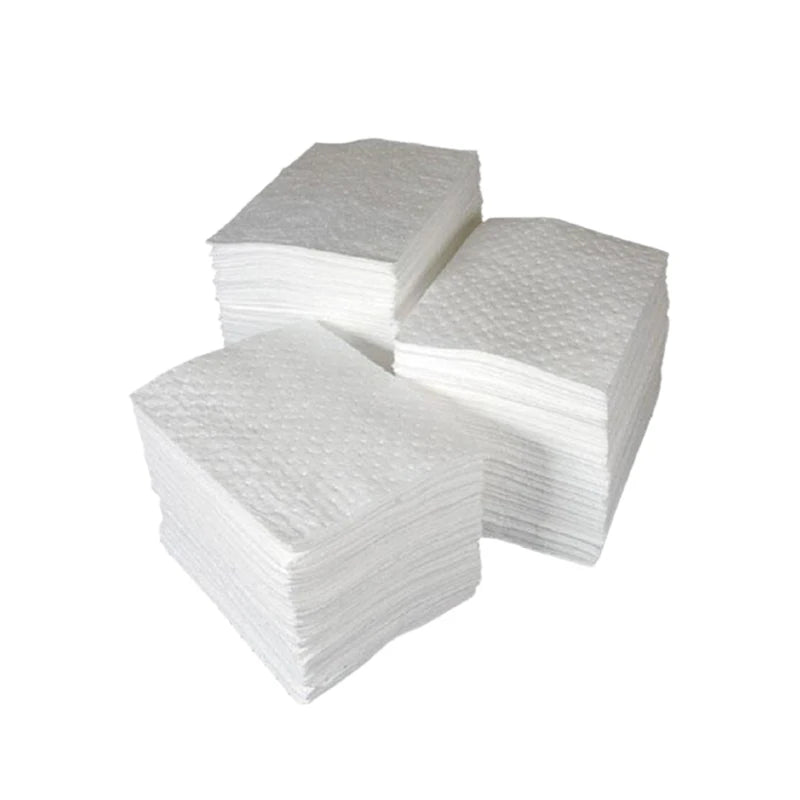 Standard Absorbency White Oil Fuel Spill Response Cleanup Sheet Environmental Product for Oil Absorbent Pad
