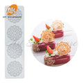 AK Flower Silicone Cake Lace Mat Chocolate Fondant Molds Cake Decorating Tools Cake Border Mould Pastry Baking Tools Sugarcraft