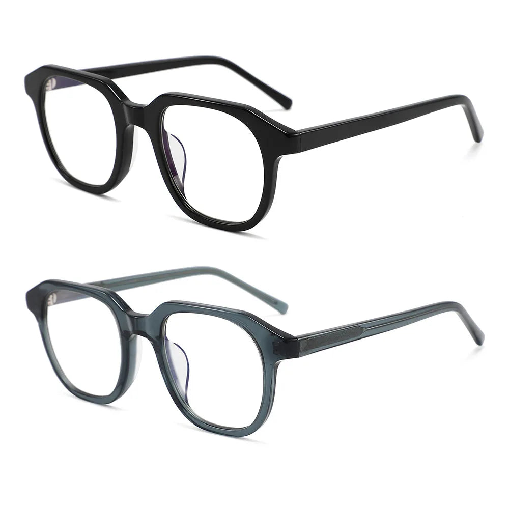 Made in China High End Newest 2024 Acetate Eyeglasses Fashion Luxury Anti Blue Blacking Glasses