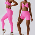 2022 Women Seamless Yoga Set Fitness Activewear Athletic Sports Sweatsuit Workout Sets