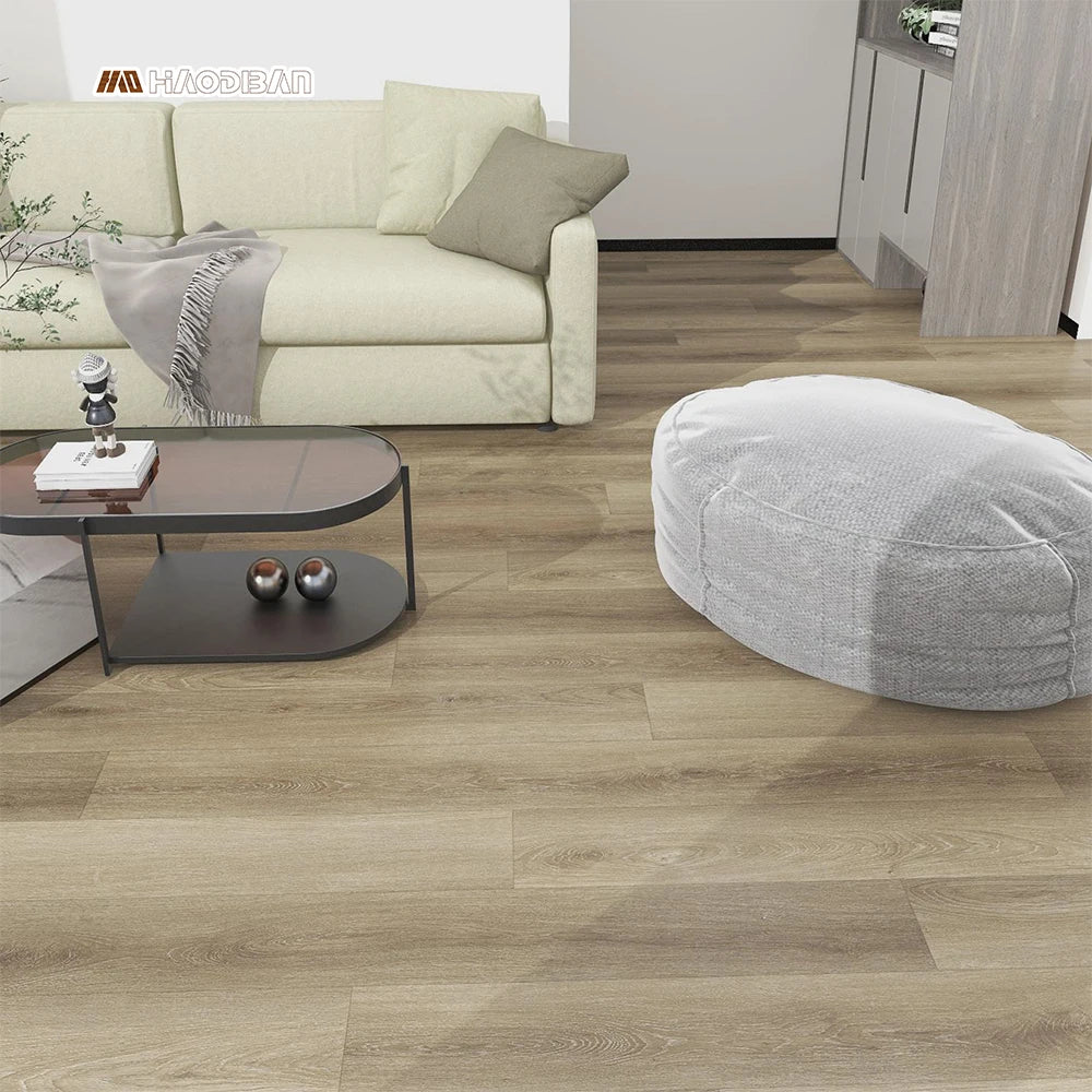 European Oak SPC Flooring 5 mm 7.5mm Thick SPC Tile 22mil Vinyl Flooring Planks Guangzhou SPC Flooring