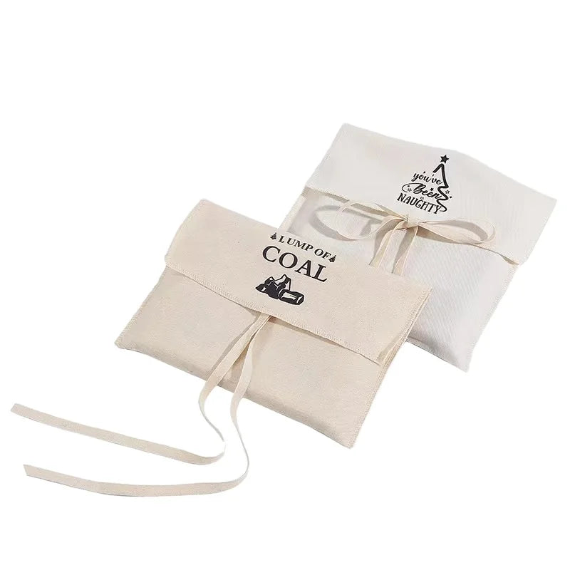 Luxury Large Cotton Canvas Tote Bag Envelope Dust Bag with Recyclable Feature