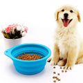 Eco-Friendly Silicone Pet Bowls Portable Foldable Collapsible Dog/Cat Water & Food Feeders Slow Luxury Travel Household Sundries
