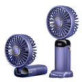 Portable Personal Mini Handheld Fan USB Rechargeable Battery Operated Cooling Folding Electric Fan for Travel Office Room