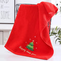 Christmas Decorative Dish Towels Set 3 Packs 100% Cotton Hand Towels for Drying/Cleaning Disposable for Cooking/Baking