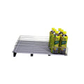 Metallic Liquor Beverage Chiller Inserted Shelf Dividers Plastic Grocery Fridge Shelf