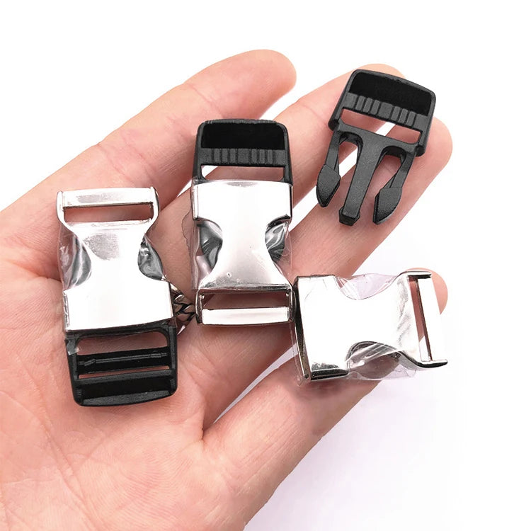 Customizable Logo Metal Belt Buckle for Men Quick Release Made Zinc Aluminum Alloy Stainless Steel Hardware Plastic Material
