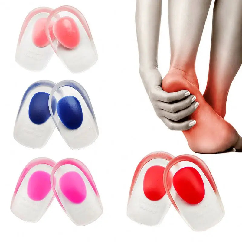 Factory Direct Comfort Sports Insoles Soccer Shoe Heel Pads Cups with Gel & PU Material Low Price Insole Inserts