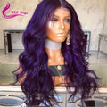 Water Wave Vietnamese Remy Human Hair Lace Front Wig Baby Hair for Lace Transparent HD Lace 180% Density Long Length
