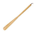 Factory Wholesale Custom Logo Wooden Shoehorn Shoe Spoon Long Handle Lazy Shoe Helper Luxury Wood Shoe Horn