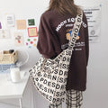 2020 Women's Canvas Messenger Bag Wide Shoulder Strap Crossbody Purses with Custom Logo Pattern Handmade Lady Handbags