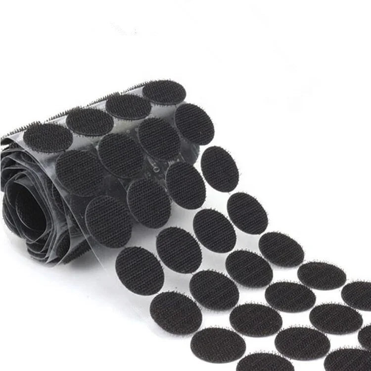 Self Adhesive Dots Strong Sticky Round Nylon Dots Hook and Loop Adhesive Dots for Classroom Office Home