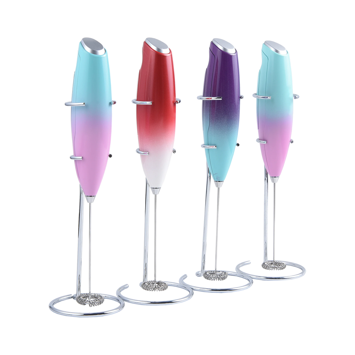 Battery Operated Milk Frother Mini Coffee Whisk Electric Beater Foam Maker Handheld Milk Frother for Coffee Latte Cappuccino