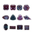 Starsgem Amazing Gemstones Lab Grown Dramatic Color Change Created Stones Alexandrite Gem for Jewelry