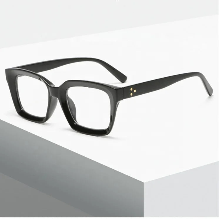 Jiuling Eyewear Women Square Frame Leopard Eyeglasses Ultralight Pc Frame Oculos Anti Blue Light Eyeglasses Lens for Men Women