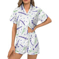 Homewear Pajama Sets Short Sleeve Unisex Manufacturer Direct Supply Premium Sleepwear 2PCS Custom for Women Plus Size PJ Short