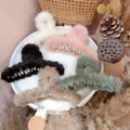 Wholesale Fashion Winter Korean Large Fur Hair Claw Clip Elegent Women Girls Hair Claw for Thick Hair