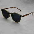 2026Thick Frame Square Small Frame Legged Shade Fashionable CP Arms TR90 Frame Unisex Round Sunglasses