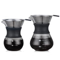 New Arrivals 2025 Pour Over Coffee Maker Hand Brewed Coffee Dripper Set High Borosilicate Glass Coffee Server Pot