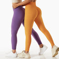 Fashion Scrunch Butt Lift Workout Leggings High Waisted Seamless Gym Leggings for Women