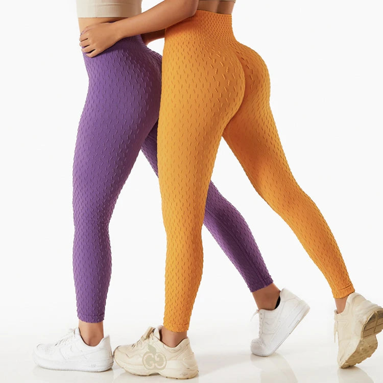 Fashion Scrunch Butt Lift Workout Leggings High Waisted Seamless Gym Leggings for Women
