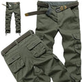 Casual Men's High Street Style Summer Eco-Friendly Breathable Canvas Cargo Work Pants Outdoor Jogging Hiking