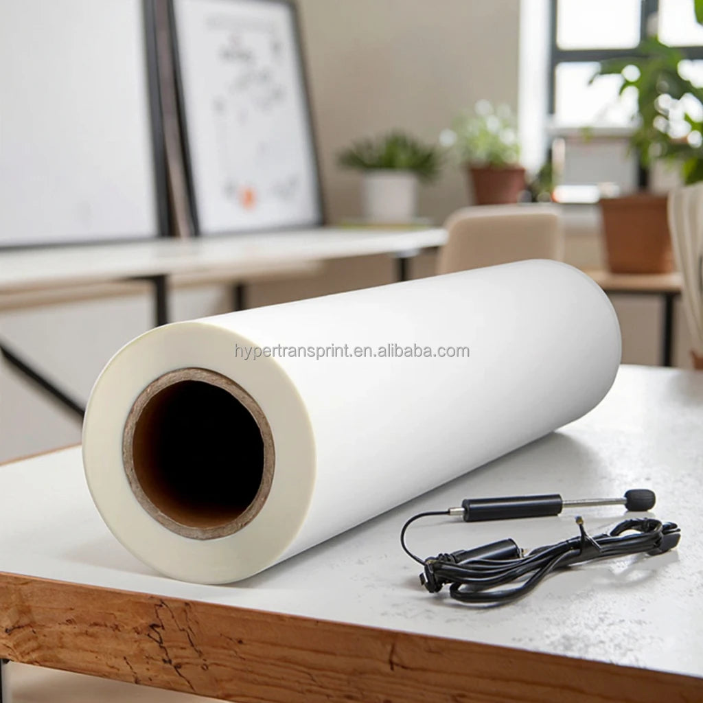 Wholesale 30cm Wide Double Sided High PET DTF Film Sublimation Heat Transfer Printing Material for Clothing Hot Peel Transfer MegaBDM