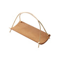 Chinese Handmade Bamboo Handheld Tea Tray Bamboo Towel Holder Storage Basket