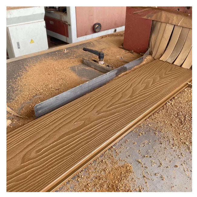 Hot Selling Anti-UV Waterproof 3D Embossed Wood Grain Deck Outdoor Composite Wood WPC Decking Square Shape