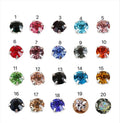 SINRONG  Colored Glass Rhinestone Sewing Wedding Accessories 4 Claw Flatback Style Shoes Bags Garments