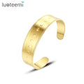 SP-LAM Wholesale Designer Charm Stainless Steel Jewelry Woman Indian Bracelet Hot Sale Wide Cuff Bangle