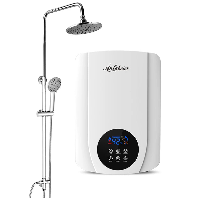 Tankless Instant Water Heater with Pump Booster 220v 5500w Kitchen Appliance Cheap Price for South Africa